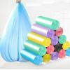 HUFFA 100-Count Trash Bags, 15 per Roll, PE Drawstring Handles, Blue, 45 x 50 cm view 1