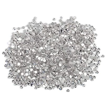 Restokki White Crystal Glass Nail Art Rhinestones, 1,440 Pieces, SS5