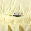 Massage Table Skirt Cover with Face Hole, Beige, 190 x 80 cm view 2
