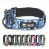 TSPRO Tactical Dog Collar with Metal Quick-Release Buckle & Hook-and-Loop Panel view 1