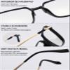 Lanomi Fashion Blue-Light-Filtering Reading Glasses, Large Rectangular, Transparent Pink, +0 to +4.0 view 4