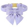 Unique Style Paws Cotton Dog Collar with Bow Tie, Adjustable, 12 Colors view 1