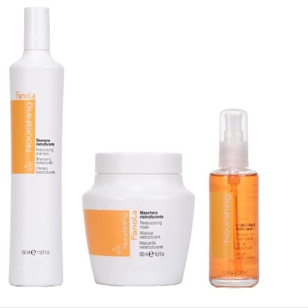 Fanola Nourishing Renovation Shampoo 350 ml + Mask 500 ml + l 100 ml