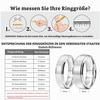 JEROOT Magnetic Rings for Women and Men, Titanium, Silver, Black, Gold view 2