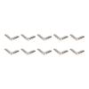 METALLIXITY 30-Pack 15mm Metal Decorative Book Corner Protectors, Silver Tone view 1