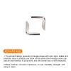 METALLIXITY 30-Pack 15mm Metal Decorative Book Corner Protectors, Silver Tone view 4