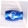 Warmhm Blue Heart-Shaped Stainless Steel Pet Urn with Screw-Top Lid view 2