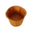 FLBT Wooden Foot Bath Bucket, Oak Foot Bath Barrel, Natural Solid-Wood Spa Tub (Without Cover) view 1