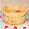 Wooden Foot Bath Bucket with Foot Massage, 40 × 32 × 21 cm view 3