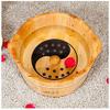 Wooden Foot Bath Bucket with Foot Massage, 40 × 32 × 21 cm view 4