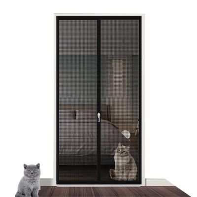 Pet Mesh Door with Zipper, Scratch-Resistant, No-Drill Divider