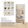 Pet Mesh Door with Zipper, Scratch-Resistant, No-Drill Divider view 3
