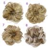 FRCOLOR 3-Piece Women's Fashion Bun Hairpieces with Elastic Scrunchies, Wavy Synthetic Hair Extensions view 2