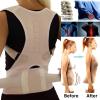 Comfortable Posture Corrector, Adjustable Magnetic Shoulder Support Belt, Black, X-Large view 4