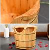 FLBT Natural Cedar Wood Foot Bath Bucket view 2