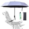 Universal Baby Stroller Sun and Rain Umbrella, 360° Adjustable, UV Protection, Waterproof, Purple, 95 cm view 1