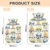 Cartoon Vehicles Hot Water Bottle with Soft Cover, 1 Liter view 2