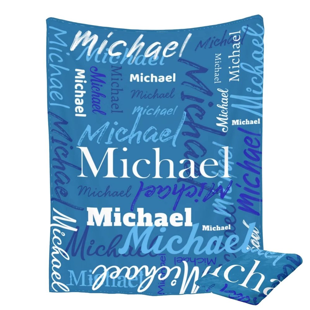 Mraxovid Personalized Name Blanket for Babies and Adults