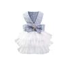 Caritierily Luxury Striped Summer Dog Dress view 1