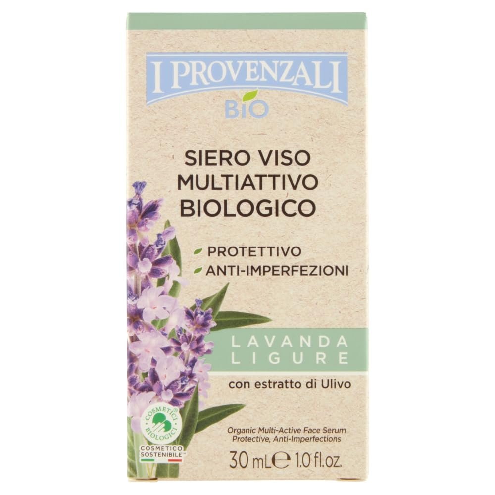 I Provenzali Siro Multifunctional Facial Protection and Anti-Blemish Treatment, Ligurian Lavender, with Olive Extract, 30 ml