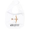 Mr. & Mrs. Panda Personalized Baby Bib, Sagittarius view 1
