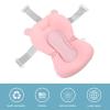 Baby Bath Cushion, Foldable Adjustable Bath Support for Newborns, Non-Slip Soft Bath Seat, 0–12 Months (Pink Bear) view 4