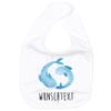 Mr. & Mrs. Panda Personalized Pisces Baby Bib view 1