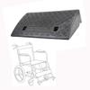 FREAZE Non-Slip Vehicle Threshold Ramp, Heavy-Duty Loading Ramp for Motorcycles, Cars, Wheelchairs, Trailers and Wheelbarrows, Portable Drive-On Wedge, Black, 49 x 27 x 12 cm view 1