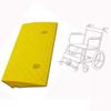 FREAZE Non-Slip Vehicle Threshold Ramp, Heavy-Duty Loading Ramp for Motorcycles, Cars, Wheelchairs, Trailers and Wheelbarrows, Portable Drive-Up Wedge, Yellow, 49 x 22 x 4 cm view 1