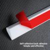 TRUNXUCL Rise Threshold Ramp, Doorway Channel Wheelchair Ramp for Accessibility, Stairs, Driveways and Curbs, 1.2 cm High (Transparent, 120 cm/47.2 in) view 4