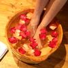 FLBT Wooden Foot Bath Bucket with Massager and Cover view 4
