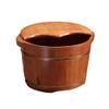 FLBT Wooden Foot Bath Bucket with Lid view 1