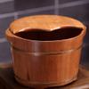 FLBT Wooden Foot Bath Bucket with Lid view 2