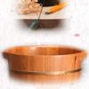 FLBT Wooden Foot Bath Bucket with Lid view 4