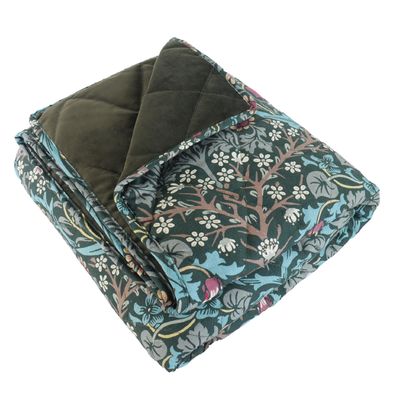 Rosewood x Morris & Co. Blackthorn Pet Blanket for Dogs and Cats, 150 x 100 cm, Green