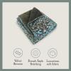 Rosewood x Morris & Co. Blackthorn Pet Blanket for Dogs and Cats, 150 x 100 cm, Green view 2