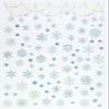 Winter Christmas 3D White Snowflake Nail Stickers, JO909 Silver view 1