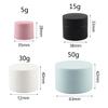 BPZXL 10-Pack 15 mL Pink Plastic Cosmetic Jars with Screw Lids view 2