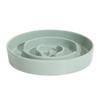 Koomuao Anti-Gulping Ceramic Cat & Dog Bowl with Stand, Light Green view 1