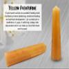Yellow Aventurine Crystal Tower Obelisk Point for Chakras, Healing, and Balancing - AAA Grade Original Certified (2–3 Inches) view 3