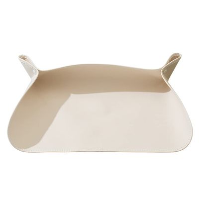 Koomuao Non-Slip PU Feeding Mat for Small Dogs and Cats