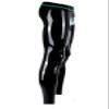 Men's Latex Leggings, Thin Rubber, Ring Holes, Fitted view 3
