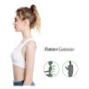 EXENXA Adjustable Posture Corrector Back Brace for Men and Women, White, Size L view 4
