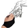 Hemobllo 4-Pack Two-Finger Artist Drawing Gloves, Thin Spandex, for Digital Tablets view 4