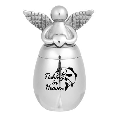 DOTUIARG Your Wings Were Ready Angel Wings Cremation Urn Pendant