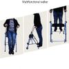 HHUARI 4-Wheel Rollator Walker with Seat, Foldable Lightweight Aluminum Walking Aid for Seniors view 2