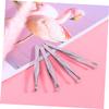FRCOLOR 24-Piece Flat Stainless Steel Tweezers with Heart-Shaped Tips view 2