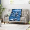 Debou Dolphins in the Sea Double-Layer Reversible Printed Blanket view 4
