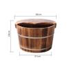 FLBT Wooden Foot Bath Bucket, Large Foot Soak Basin, Size B view 2