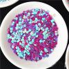 3 mm Love Nail Art Sequins, Peach Hearts, Wedding Throwing Confetti – Style 3 view 4
